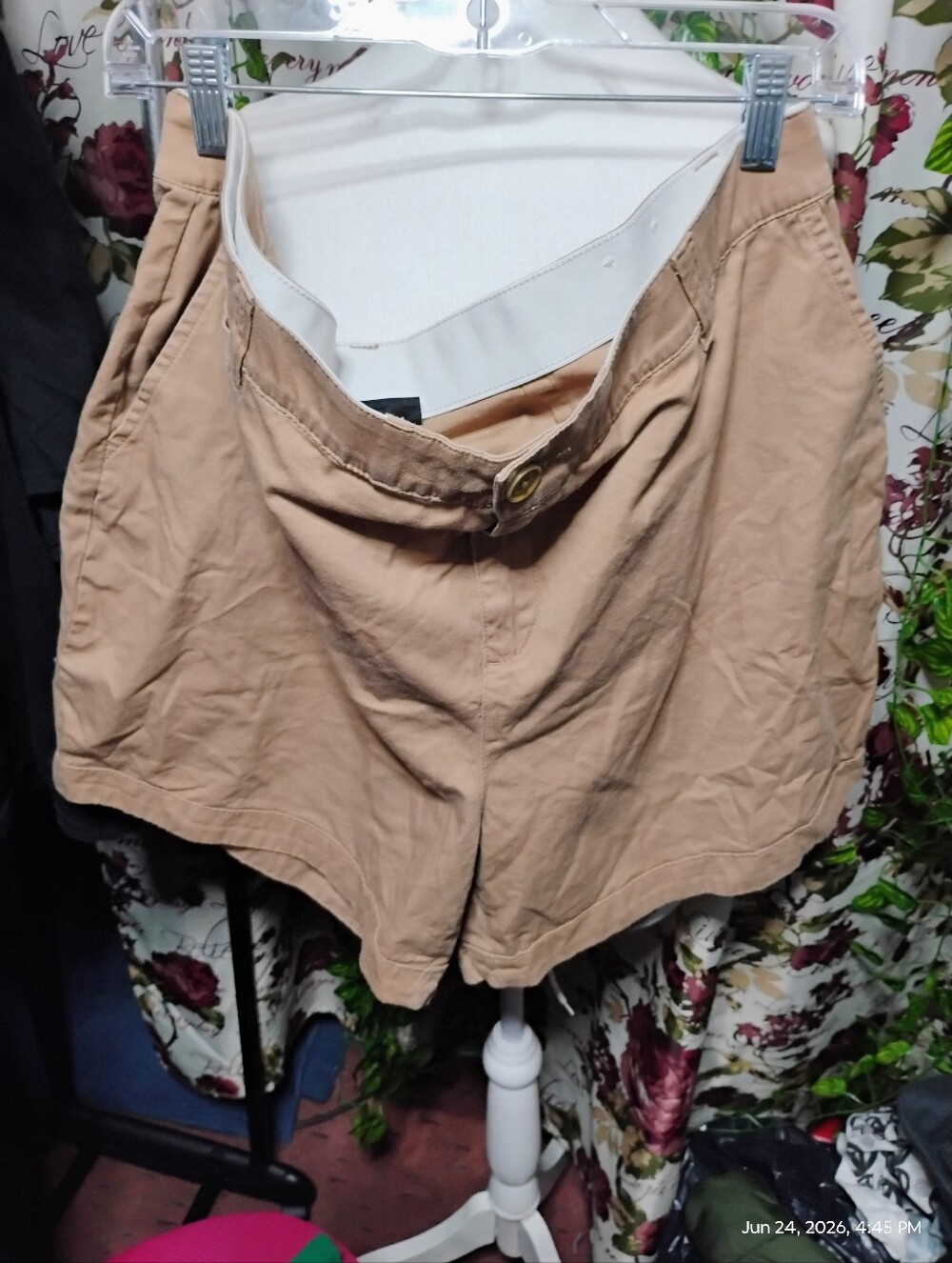 ❤️Classic High-Waist Women’s Tan Shorts